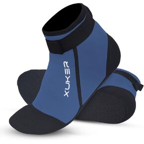 XUKER Neoprene Socks, 3mm Beach Volleyball Sand Soccer Wetsuit Socks Water Booties for Diving Snorkeling Kayaking Paddling