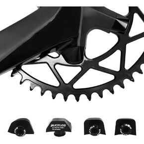BUCKLOS Bike Chainring Bolts Fit Shimano R7000/R8000/R9100 Crank Single Speed Chain 4PC