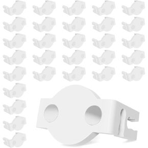 100pcs Socket Clip, Christmas Light Clips Magnetic Light Holders Roof Ridge Light Hook Accessories for Outdoor Patio Holiday Lighting Installation