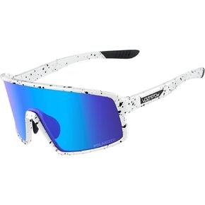 Kids Sunglasses Polarized Youth Baseball Sunglasses Age 6-14 UV400 Sports Softball Cycling Glasses for Boys Girls