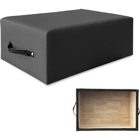 Pilates Reformer Sitting Box ，Pilates Reformer Accessory Pilates Equipment Pilates Box for Stretching Balance Exercise Home Gym Pilates Accessories Black