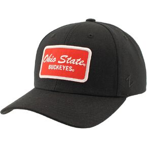 ZHATS Standard NCAA Officially Licensed Hat Competitor Patch Brick Black, One Size
