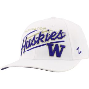 ZHATS Standard NCAA Officially Licensed Hat Competitor Retro Upshot, White, One Size
