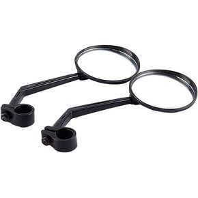 Bike Mirror, Bike Mirror Handlebar Mount Rear View Mirror Adjustable Bicycle Rearview Mirror with Wide Angle Bicycle Mirrors for Handlebars Electric Motorcycle Mountain Road Bicycle Safe Cycling