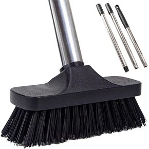 Push Broom Brush Stiff Bristles Floor Cleaning Brush Multi-Purpose Scrubber Brushes for Bathroom Bathtub Tile Floor Deck Patio