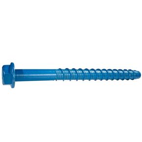 Blue Ruspert Large Diameter Hex Masonry Screws, 5 Pieces - 3/4" x 8" Rust Resistant Concrete Masonry Screws, Hex Head Screws for Interior & Exterior Construction, Repair