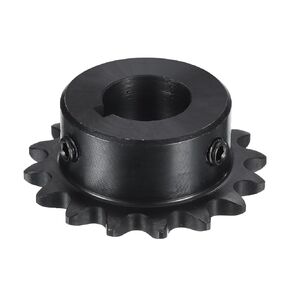 uxcell #35 Chain Roller Sprocket B Type, 3/4" Bore 16 Tooth Single Strand Chain Sprocket, Carbon Steel, Keyway with Set Screws
