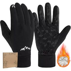RIGWARL Winter Gloves Men Women Warm Gloves for Cold Weather Touch Screen Water-Resistant Windproof Glove for Running Driving Cycling Hiking Walking Gardening