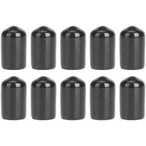 VBESTLIFE Snooker Cue Tip Cover,10PCS Rubber Billiard Pool Cue Tip Protector Small Head Protective Stick Cover Snooker Accessory(12mm)