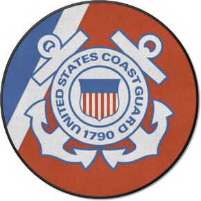 Fanmats Military 'Coast Guard' Nylon Face Starter Rug , 19"x30"