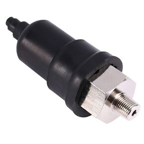 1/8in Pneumatic Pressure Control Switch, Compressor Pressure Control Switch Adjustable Pump Pressure Switch Normally Open QPM11 NO Pressure Switch Wire External Thread Nozzle