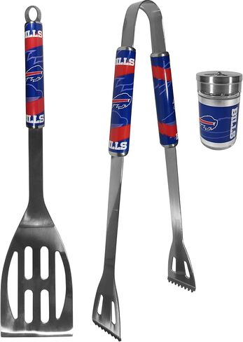 NFL Siskiyou Sports Fan Shop Buffalo Bills 2pc BBQ Set with Season Shaker One Size Team Color in Saudi Arabia