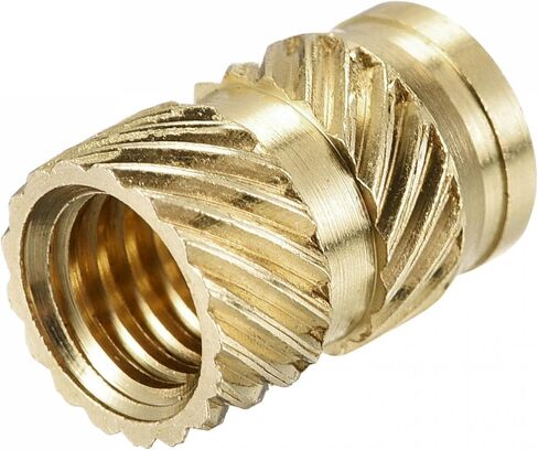 TOP-VIGOR 30Pcs M6 3D Printing Brass Nuts, M6 x 12mm x 8mm OD Thread Inserts Knurled Brass Nut, Female Thread Knurled Heat Embedment Nuts for 3D Printing in Saudi Arabia