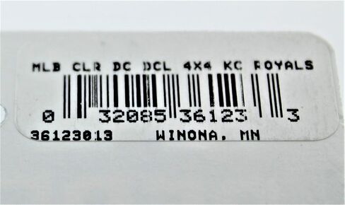 ملصق ملون من Wincraft MLB Kansas City Royals 36123013، مقاس 10.16 سم × 10.16 سم، أسود in Saudi Arabia