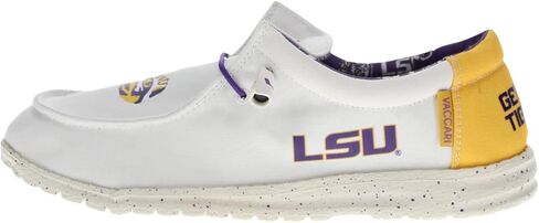 Vaccari Men's Nate NCAA Slip-On Canvas Loafers | Comfortable & Light-Weight Casual Shoes in Saudi Arabia