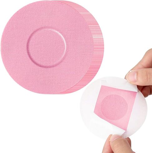 20 Pack Freestyle Libre 2 Covers, Libre 2 Sensor Covers Waterproof Skin-Friendly Long Lasting for 10-14 Days, No Glue in The Center by SUNMON (Pink) in Saudi Arabia