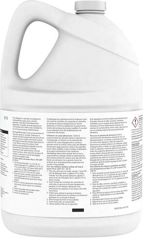 Diversey Suma 903837 Pan-Clean، منظف للأوعية والأواني العامة، D1.5، 4 × 1 جالون/3.78 لتر (عبوة من 4) in Kuwait