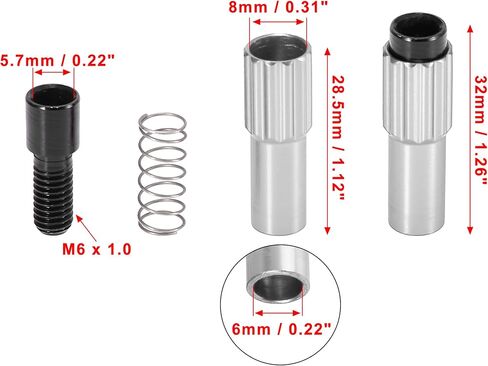 X AUTOHAUX 2 Pcs Metal Bicycle Cable Adjuster Bolt Brake Gear Shift Connector in Saudi Arabia
