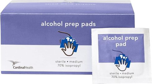 Reliamed Cardinal Health Sterile Alcohol Wipes, 2-Ply, Medium, 100 count in Saudi Arabia