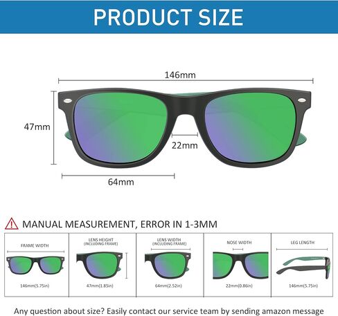 Polarized Sunglasses for Men Women Round Retro Classic Fashion Eyewear UV400 Sun Glasses for Sports 3 Packs in Saudi Arabia