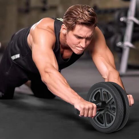 MADOG Ab Roller Wheel for Abdominal and Core Strength Training, Home Gym Abs Roller for Men Women in Kuwait