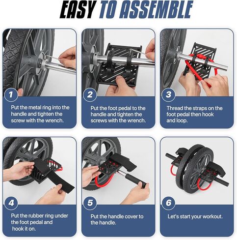 MADOG Ab Roller Wheel for Abdominal and Core Strength Training, Home Gym Abs Roller for Men Women in Kuwait