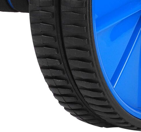 Blue Dual Roller Abdominal Exerciser - 18cm Diameter Sponge Roller - Fitness Equipment for Effective Training and Core Workouts in Saudi Arabia
