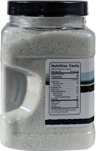 Alum Powder Granulated Food Grade 2 lbs. - by Medley Hills Farm in Reusable Container - Granulated Potassium Alum Powder - Made in The USA in Saudi Arabia