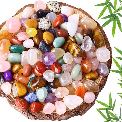 Natural Tumbled Stones and Crystal Bulk 10 OZ Amethyst Pilished Stones Set for Healing Reiki Meditation Home Decoration Stone Size 10-15MM in Kuwait