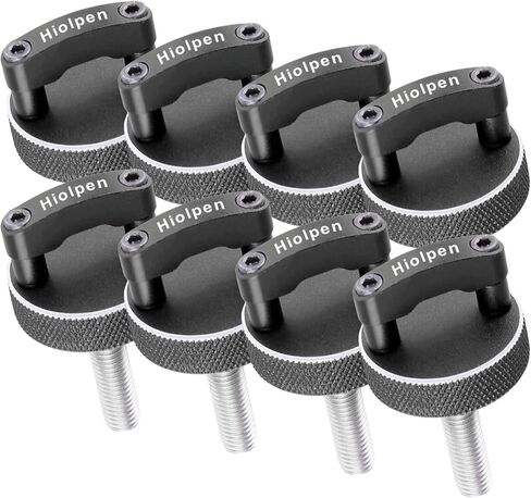 Hard Top Fasteners Mounting Screw Kit for Ford Bronco 2021-2024 - 8Pcs Aluminum Hardtop Quick Removal Fastener with Thumb Screw - Easy Installation for Secure Hard Top Screws Hardtop Bolts in Kuwait