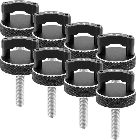 Hard Top Fasteners Mounting Screw Kit for Ford Bronco 2021-2024 - 8Pcs Aluminum Hardtop Quick Removal Fastener with Thumb Screw - Easy Installation for Secure Hard Top Screws Hardtop Bolts in Kuwait