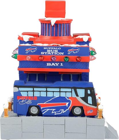 محطة حافلات FOCO Buffalo Bills NFL Light Up Team Village in Saudi Arabia