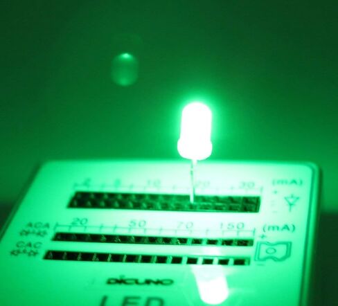 DiCUNO 2000 قطعة (5 ألوان × 400 قطعة) 5 مللي متر ثنائي دبوس LED صمام ثنائي باعث للضوء مستدير ألوان متنوعة أبيض/أحمر/أصفر/أخضر/أزرق صندوق أدوات in Saudi Arabia