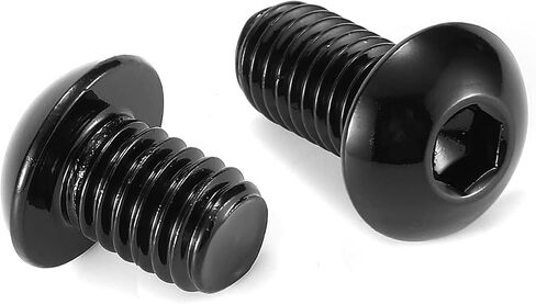M5-0.8x30mm Button Head Screw and Bolt, M5 Scoket Cap Screws,M5x30mm Alloy Steel Bolts,Allen Hex Drive,Full Thread,Bright Finish,Coarse Thread, 40Pcs (M5x30mm-40) in Kuwait