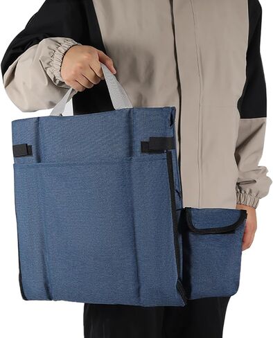 وسادة مقعد استاد قابلة للطي ومدفأة من ريدكامب مع ظهر مرتفع، مقعد مبيض خفيف الوزن محمول للتخييم في الهواء الطلق للتخييم والمشي لمسافات طويلة، أشرطة قابلة للتعديل (لا يوجد بنك طاقة) in Kuwait