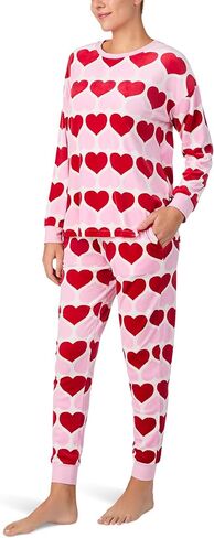 kate spade new york womens Stretch Velour Long Sleeve Jogger Set in Saudi Arabia