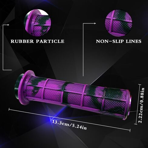 Napzy Bike Grips, Anti Slip Bike Handlebar Grips Ergonomic Bike Grips Lock on Bike Grips with Aluminum Alloy/Rubber End Caps Bicycle Hand Grips in Kuwait