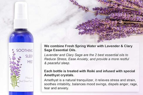 Pillow and Bed Sheet Spray (Lavender and Clary Sage) in Saudi Arabia