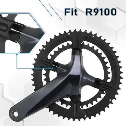 BUCKLOS Bike Chainring Bolts Fit Shimano R7000/R8000/R9100 Crank Single Speed Chain 4PC in Kuwait