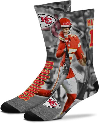 FBF - Officially Licensed NFL Drive Player Sublimation Youth Size Kids Crew Socks Approximately 4-8 Years Old in Saudi Arabia