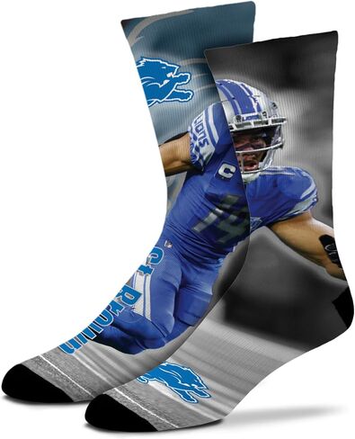 FBF - Officially Licensed NFL Drive Player Sublimation Youth Size Kids Crew Socks Approximately 4-8 Years Old in Saudi Arabia