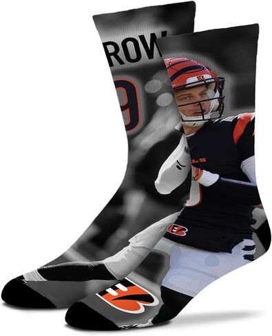 FBF - Officially Licensed NFL Drive Player Sublimation Youth Size Kids Crew Socks Approximately 4-8 Years Old in Saudi Arabia