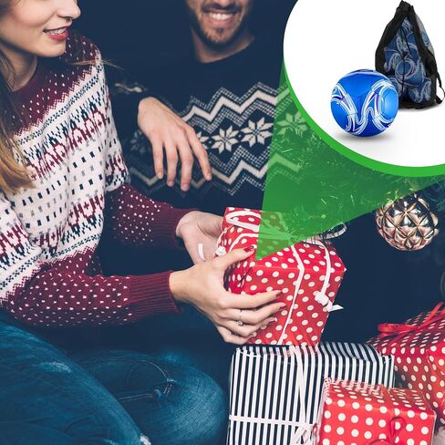 12 Pcs Operation Christmas Deflated Soccer Balls Size 5 Bulk with Pump Bag Sport Youth Adult Teen Training Football for Outdoor School Match Christian Charity Donation Supplies Charity Gift in Kuwait