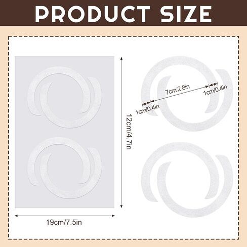 100 Pcs Replacement Crescents Elastic Ostomy Barrier Strips Ostomy Supplies Adhesive Backing Ostomy Pouch for Colostomy Stoma Bags in Saudi Arabia