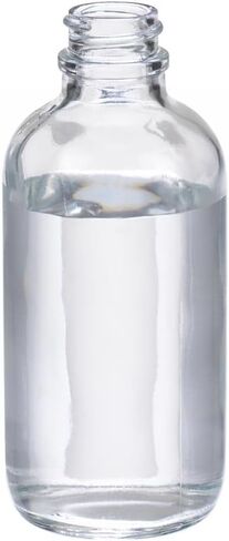Wheaton W216832 Boston Round Bottle, Clear Glass, Capacity 4oz Without 22-400 White Polypropylene Poly-Vinyl Lined Screw Cap, Diameter 48mm x 112mm (Case Of 160) in Saudi Arabia