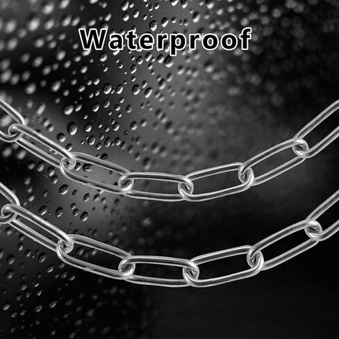 JOIKIT 1/5 بوصة 19.6 قدم سلسلة من الفولاذ المقاوم للصدأ، سلسلة زخرفية، وصلة سلسلة معدنية شديدة التحمل للتأرجح، مرساة، كلب أليف، ملابس معلقة، نباتات ومضادة للسرقة in Kuwait