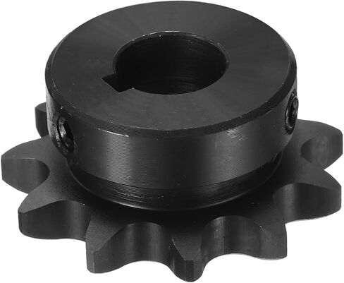 uxcell #40 Chain Roller Sprocket B Type, 5/8" Bore 11 Tooth Single Strand Chain Sprocket, Carbon Steel, Keyway with Set Screws in Saudi Arabia