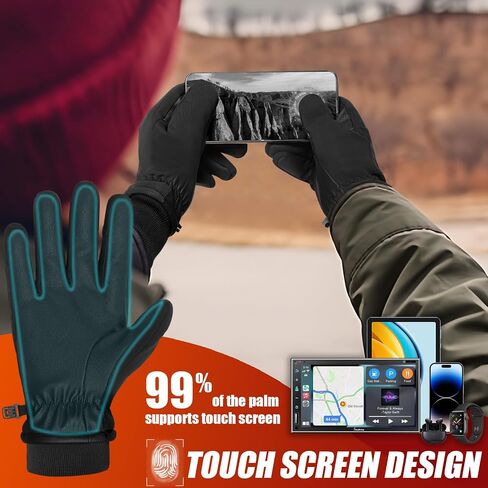 RIGWARL Winter Gloves Men Women Warm Gloves for Cold Weather Touch Screen Water-Resistant Windproof Glove for Running Driving Cycling Hiking Walking Gardening in Saudi Arabia