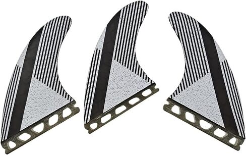 UPSURF Surfboard Tri Fin، زعانف ذات علامة تبويب واحدة مصنوعة من الألياف الزجاجية AM2 بحجم مجموعة الدفع، زعنفة لوح ركوب الأمواج in Kuwait