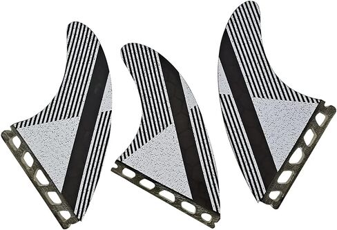 UPSURF Surfboard Tri Fin، زعانف ذات علامة تبويب واحدة مصنوعة من الألياف الزجاجية AM2 بحجم مجموعة الدفع، زعنفة لوح ركوب الأمواج in Kuwait